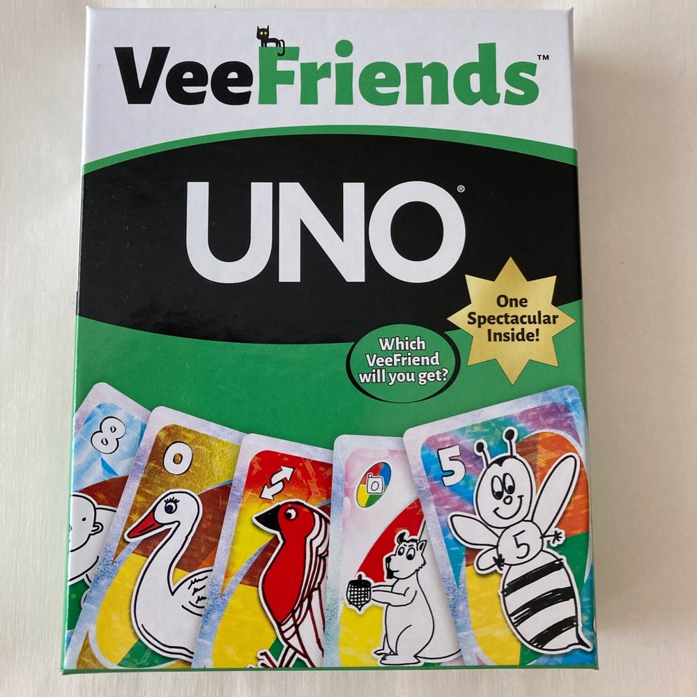 Uno Veefriends Collectible Cards Exclusive Dynamic Dinosaur Tier 2 Foil Card